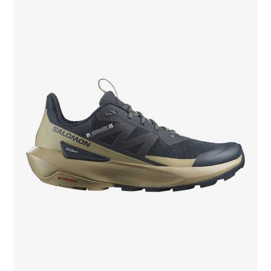 The Salomon Men's Elixir Activ Hiking Technology shoes in the Carbon Colorway