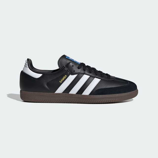 adidas Samba OG Shoes Black and White full view