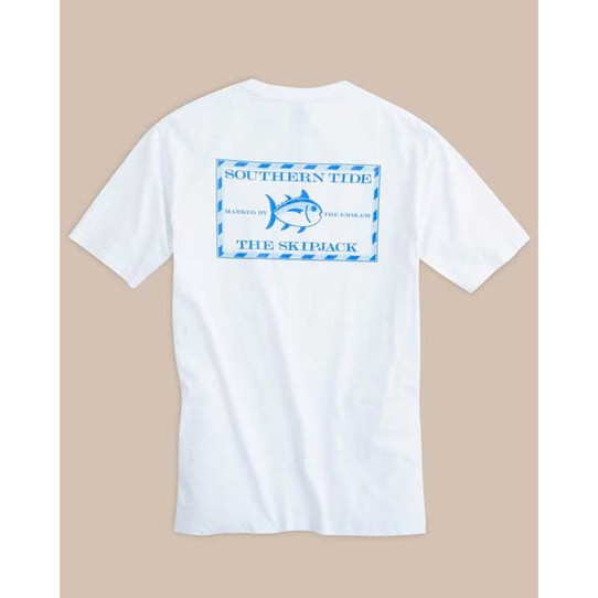 The Southern Tide Men's Original Skipjack Tee in White