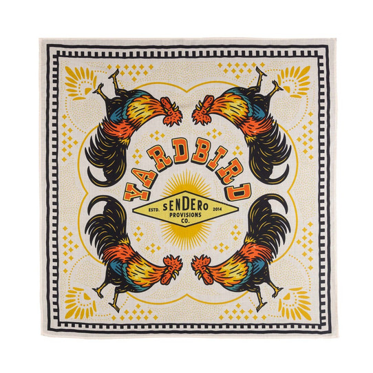 Sendero Provisions Yardbird Bandana in White colorway