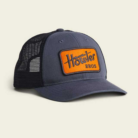 The Howler Brothers Howler Electric Standard Trucker Hat in Navy The Howler Brothers Howler Electric Standard Trucker Hat in Navy