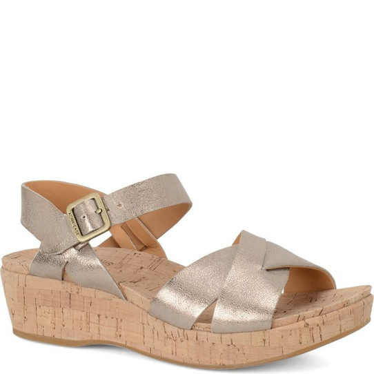 Kork-Ease Women's Myrna 2.0 Platform Sandals in Gold colorway