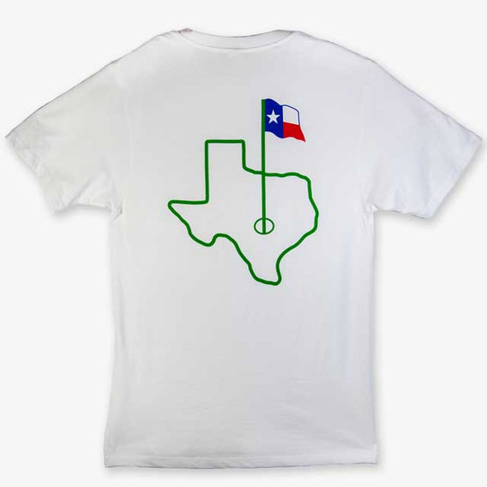 TYLER'S Golf Pocket Tee White front and back
