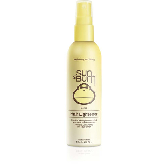 Sun Bum Blonde Hair Lightener Spray bottle with golden label