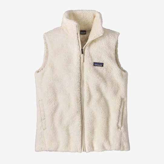 Patagonia Women's Los Gatos Fleece Vest in Birch White colorway