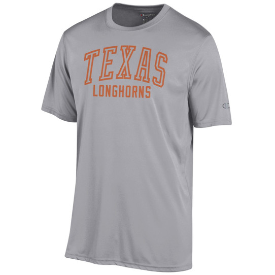 Texas Longhorns Men's Texas Outline Active Tee in Active Grey