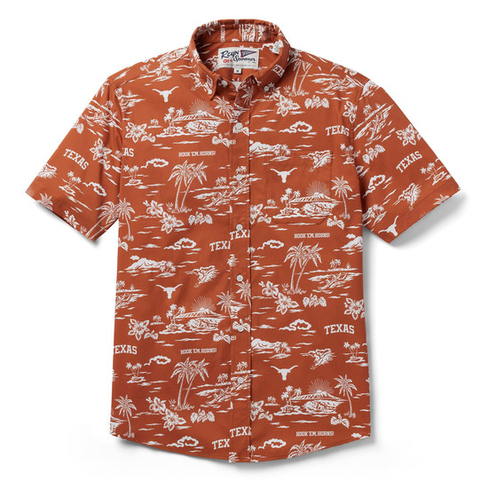 Reyn Spooner Men's University of Texas Kekai Performance Shirt