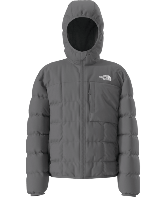 The North Face Boys' Reversible Shasta Full-Zip Hooded Jacket in Smoked Pearl