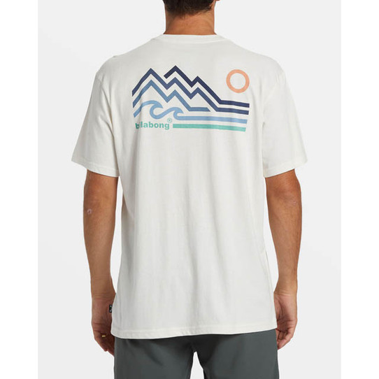 Billabong Men's Range Short Sleeve T-Shirt in the colorway Off White