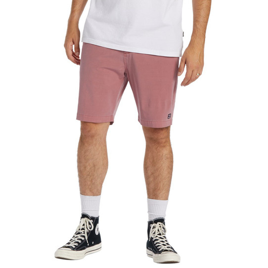 The Billabong Men's Crossfire Wave Washed Shorts in the colorway Coral