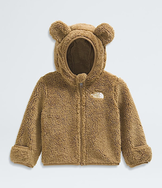 The North Face Infants' Campshire Full-Zip Hoodie in Teddy Brown lifestyle view