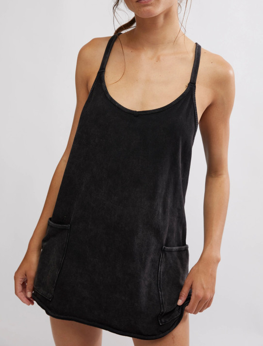 FP Movement Women's Hot Shot Mini Dress in Black