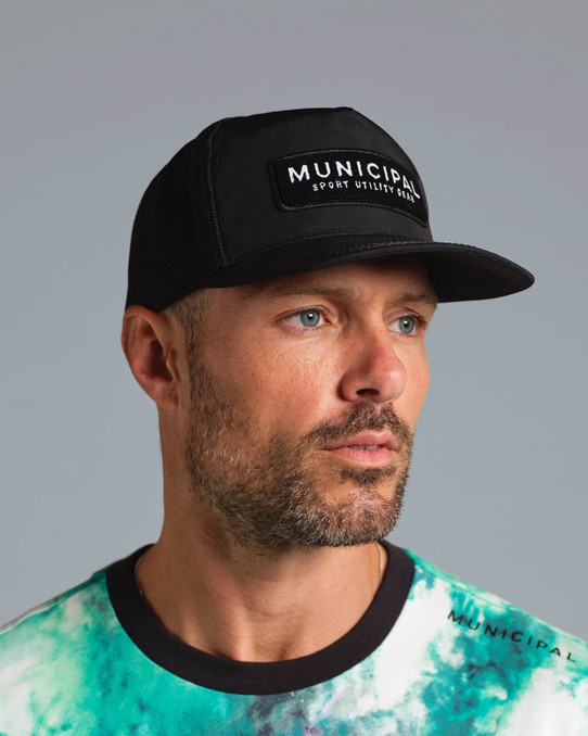 The Municipal Men's 4AM Club Neighborhood Hat in Black The Municipal Men's 4AM Club Neighborhood Hat in Black