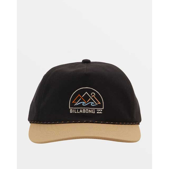 The Billabong Adventure Division Baseball Hat in Black and Tan