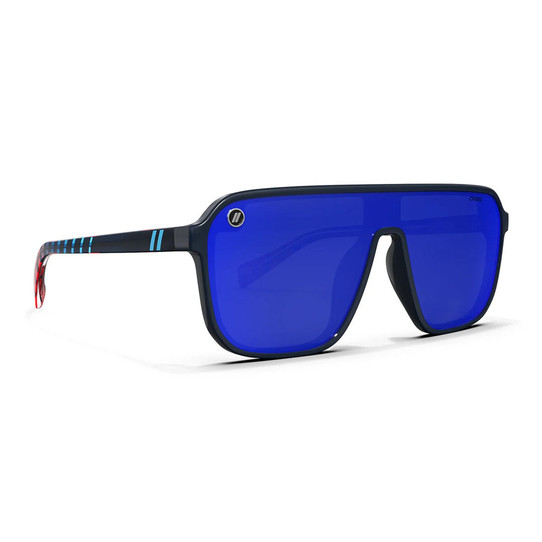 Blenders Oracle Red Bull Racing II Meister X2 Sunglasses in Gloss Navy/Blue Mirror