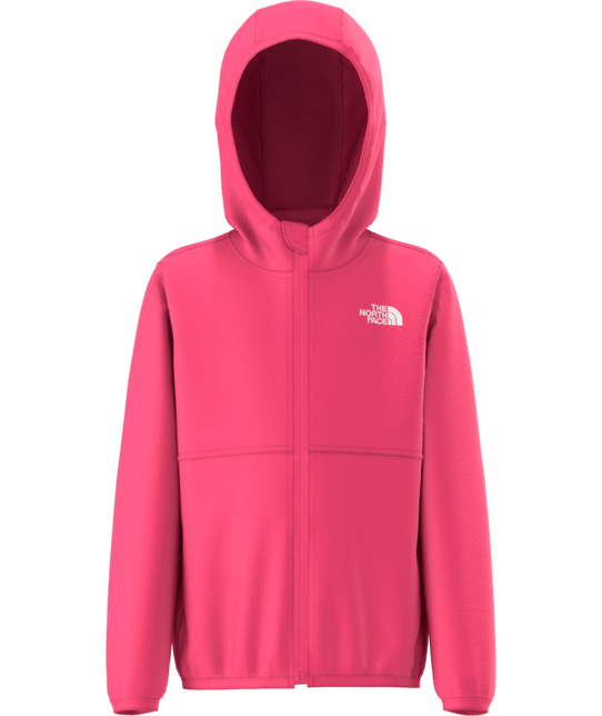 The North Face Toddlers' Glacier Full-Zip Hoodie in Radiant Poppy