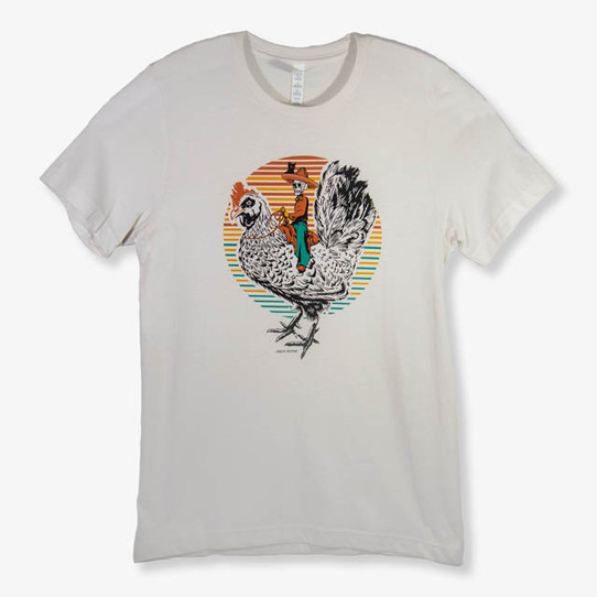 Jason Archer Free Range Tee Off White front