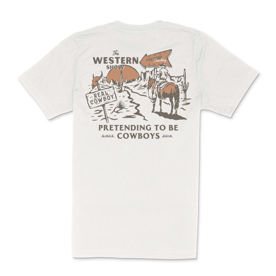 The Sendero Provisions Co. Men's Western Show Tee in White