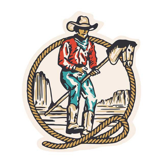 The Sendero Provisions Co. Stick Horse Sticker
