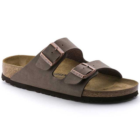 The Birkenstock Women's Arizona Sandals in Mocha Biribuc