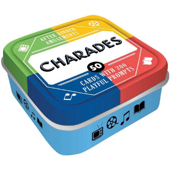 Chronicle Books After Dinner Amusements Charades Card Game box front