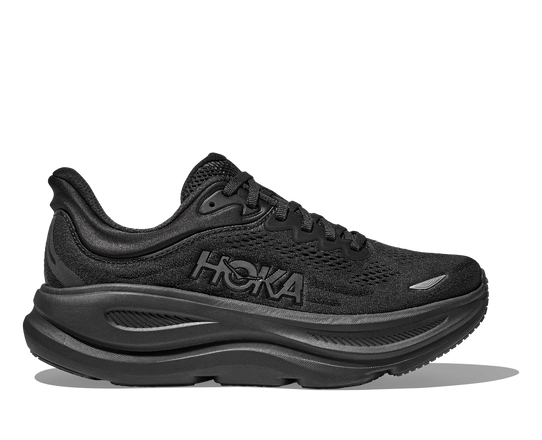 The Hoka Men's Bondi 9 Running Shoes in Black