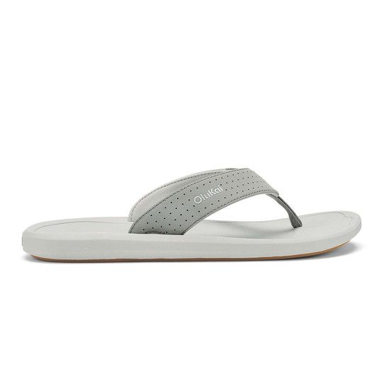 Olukai Men's Ki'i Sandals Ash/Sterling profile