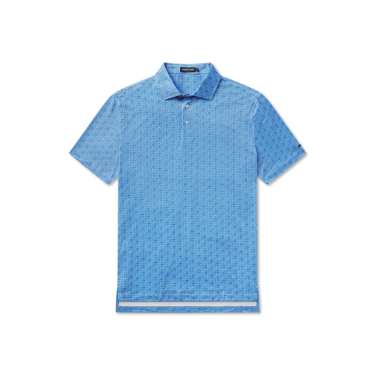 Southern Marsh Cart Path Only Flyline Performance Polo Blue detail