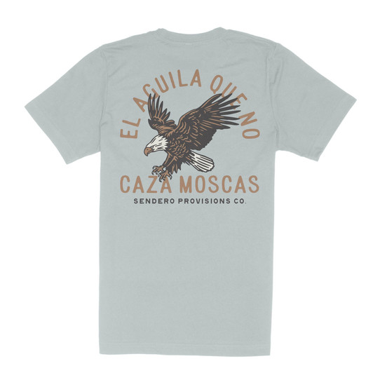 The Sendero Provisions Co. Men's Eagle Tee in Big Sky Blue