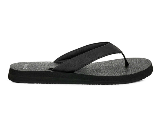 The Sanuk Women's Yoga Mat II Sandals in Ebony