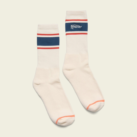 Howler Brothers Howler Script Socks White detail