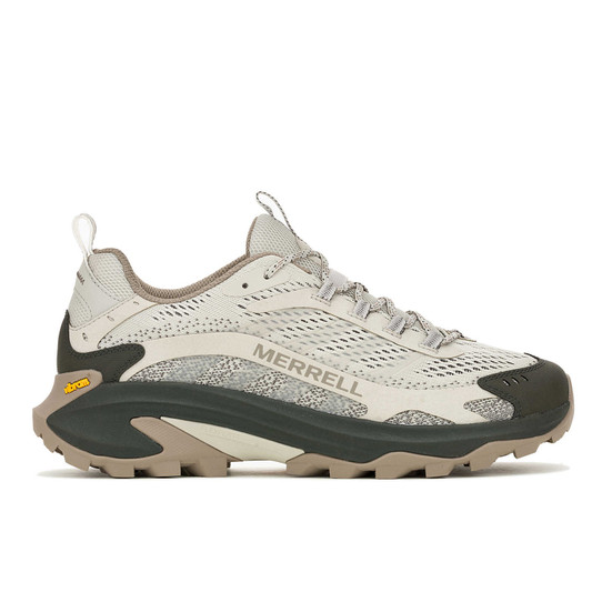 Merrell Men's Moab Speed 2 Hiking Shoes Pumice White quarter view