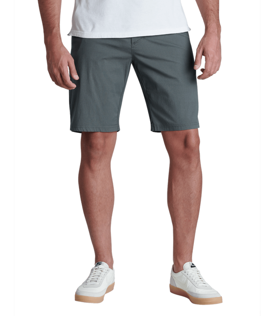 KUHL Men's Resistor Lite Chino Shorts Carbon Grey detail view