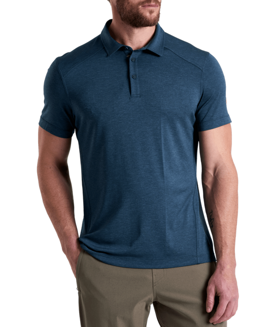 KUHL Men's Shadow Polo Pirate Blue detail
