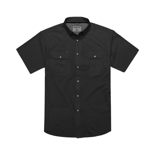 Poncho Outdoors Men's Original Short Sleeve Shirt in Burnt End product shot