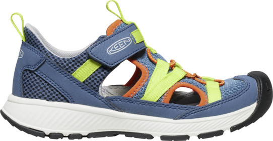 Keen Big Kids' Motozoa Sneakers Vintage indigo front angle