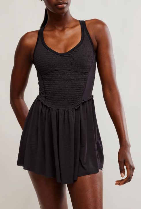 FP Movement Women's Smockin Hot Dress in Black