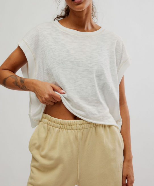 FP Movement Women's My Time Tee in White side view