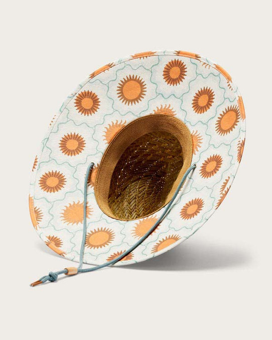 Hemlock Straw Lifeguard Hat Suns colorway detail view