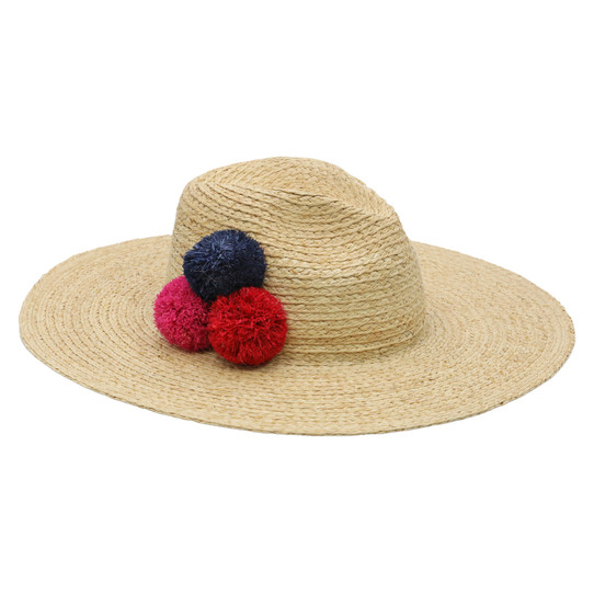 Peter Grimm Women's Coral Wide Brim Hat front view