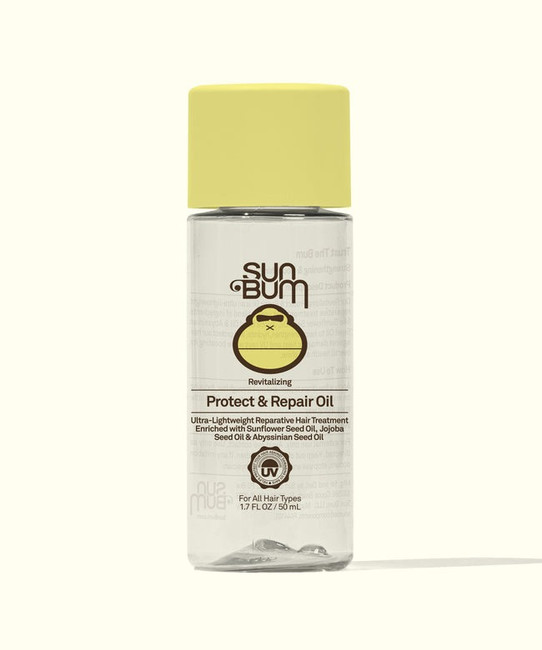 Sun Bum Revitalizing Protect & Repair Oil product bottle packaging