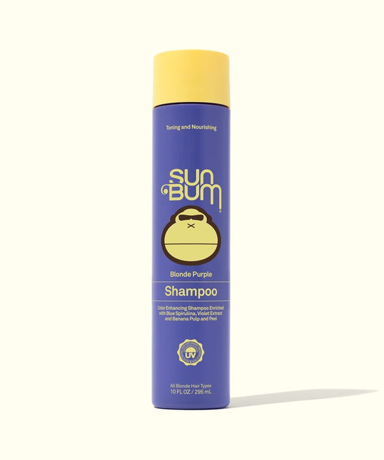 Sun Bum Blonde Purple Shampoo product display