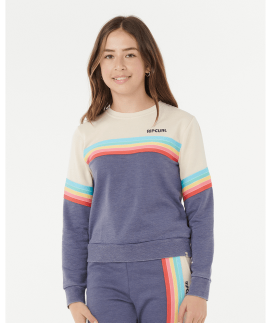 Rip Curl Women's Surf Revival Crew in Blue