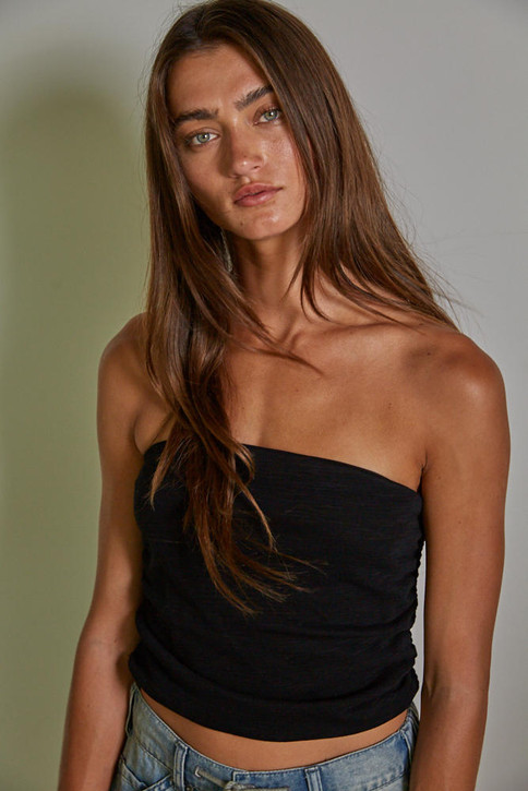 By Together Women's Boulevard Tube Top in Black