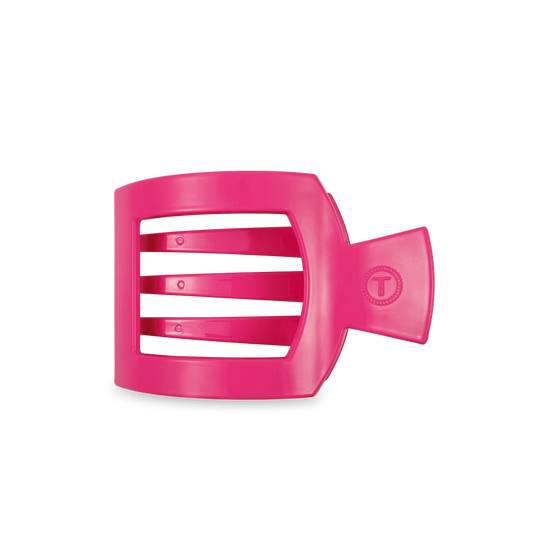 Teleties Medium Flat Square Hair Clip in Tropical Punch