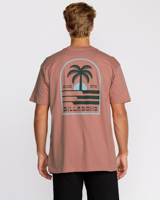 Billabong Men's Portal Premium T-Shirt in Dusty Rose