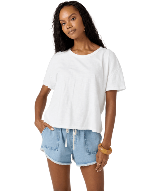 codegraphy☆Women's Line Crop Short Sleeve T-Shirt Women's Clothing | Short Sleeve T-Shirts | TYLER'S