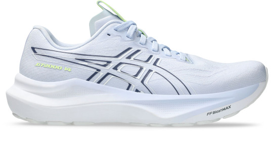 Asics Women's GT-2000 14 Running Shoes Blue Fade quarter view