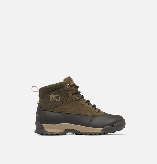 Sorel Men's Buxton Lite Lace Plus Boots Major and Jet back view