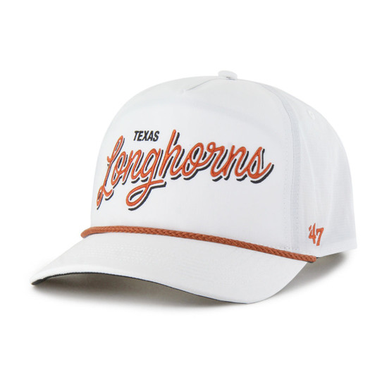 Texas Longhorns Brrr Fairway '47 Hitch Snapback Hat in White Texas Longhorns Brrr Fairway '47 Hitch Snapback Hat in White